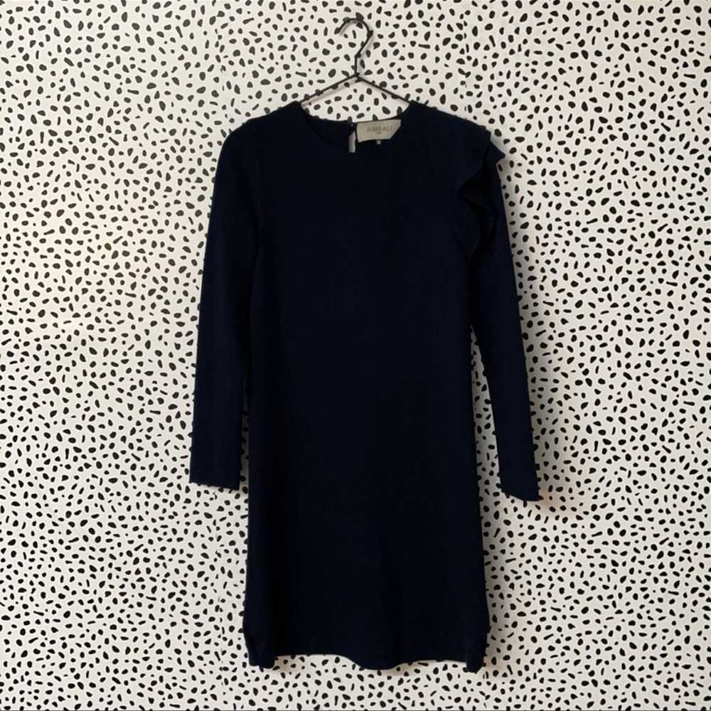 Ambali Paris Ruffle Shoulder Dress
